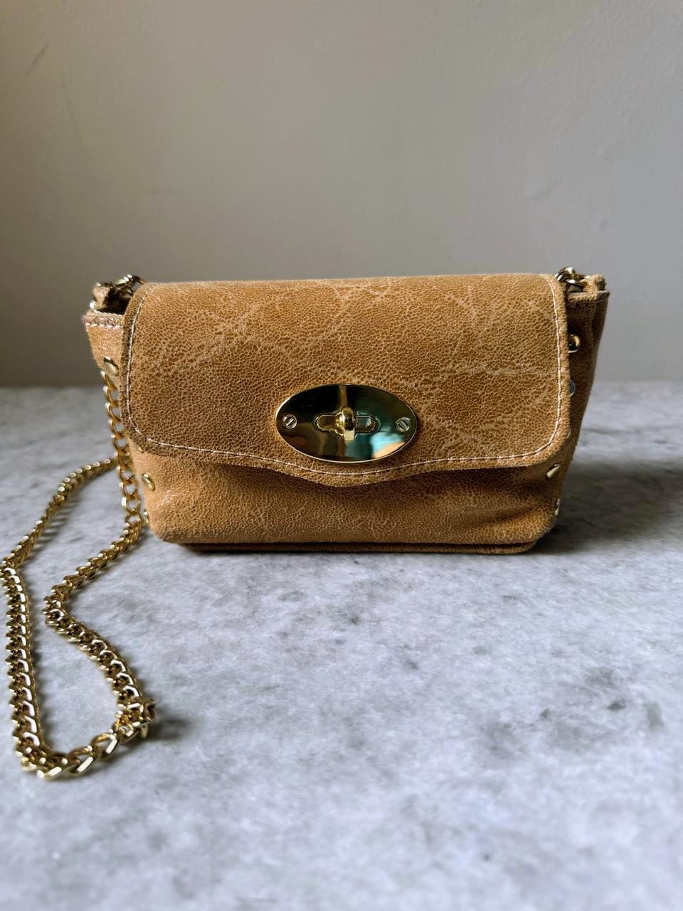 Mini bag crossbody — Café